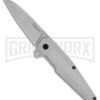 Kershaw Achieve Steel Assisted Opening Knife - Stonewash Plain -Kershaw Sale Store Kershaw AO Folder BHQ 180957 td large
