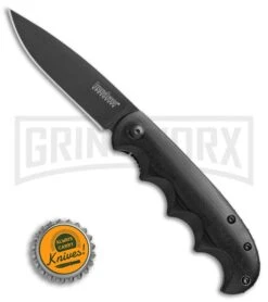 Kershaw Al Mar AM-5 Black G-10 Assisted Opening Knife - Black Plain 7 Kershaw Al Mar AM-5 Black G-10 Assisted Opening Knife - Black Plain -Kershaw Sale Store Kershaw Al Mar AM 5 black G10 black 2340 BHQ 71016 er size large