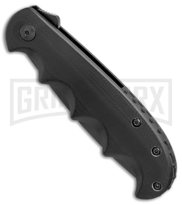 Kershaw Al Mar AM-5 Black G-10 Assisted Opening Knife - Black Plain 2 Kershaw Al Mar AM-5 Black G-10 Assisted Opening Knife - Black Plain - Image 2
