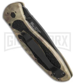 Kershaw Blur Tan Camo Assisted Opening Knife - Black Plain -Kershaw Sale Store Kershaw Blur Linerlock AO Camo BHQ 180001 hd side large 1