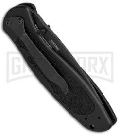 Kershaw Blur Black Assisted Opening Knife - Tanto Black Plain -Kershaw Sale Store Kershaw Blur Tanto Black Black 1670TBDZ BHQ 55588 jr side large