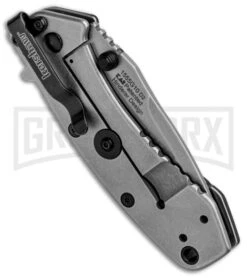 Kershaw Cryo Black G-10 Assisted Opening Knife - Stonewash Plain D2 -Kershaw Sale Store Kershaw Cyro Assited Opening Black G 10 D2 BHQ 91319 jr side large