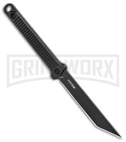 Kershaw Dune Neck Sword Knife - 3.8" Black Tanto -Kershaw Sale Store Kershaw Dune Tanto Neck Sword Black 4008 BHQ 27406 jr spine large