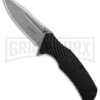 Kershaw Huddle Black GFN Spring Assisted Knife - Stonewash Plain