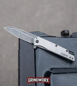 Kershaw Misdirect SpeedSafe Assisted Opening Knife Gray - 2.9" BlackWash -Kershaw Sale Store Kershaw Misdirect SpeedSafe Assisted Opening Knife Gray BlackWash 1365 BHQ 94083 kp tailgate web large