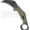 Kershaw Outlier OD Green GRN Assisted Folding Karambit - Black Stonewash Plain -Kershaw Sale Store Kershaw Outlier OD Green Blackwash BHQ 185208 td large