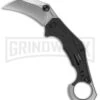 Kershaw Outlier Black GRN Assisted Folding Karambit - Stonewash Plain -Kershaw Sale Store Kershaw Outlier Stonewash BHQ 185210 td large