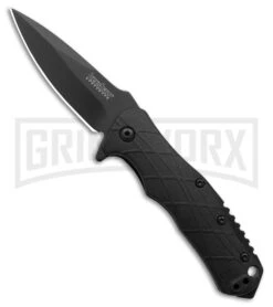 Kershaw RJ Tactical 3.0 Assisted Opening Knife Black Drop Point