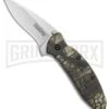 Kershaw Scallion Tree Camo Flipper Knife Aluminum - Satin Plain -Kershaw Sale Store Kershaw Scallion Assisted Opening Tree Camo BB 1620C BHQ 0377 jr large