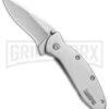 Kershaw Scallion Stainless Steel Assisted Opening Knife - Bead Blast Plain -Kershaw Sale Store Kershaw Scallion BB 1620FL BHQ 2823 jr 2 large