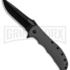 Kershaw Volt II Gray Assisted Opening Knife - Black Plain -Kershaw Sale Store Kershaw Volt II Gray Black BHQ 84149 er large