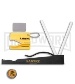 Lansky C-Clip Combo Yellow/Black/Gray Knife Sharpener -Kershaw Sale Store Lansky C Clip Combo BHQ 141347 jr bottlecap large