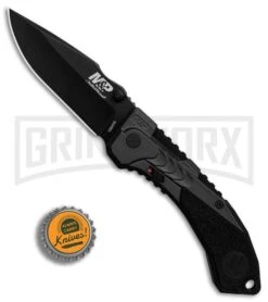 M&P M2.0 084316 Black Spring Assisted Knife - Clip Point Black Plain -Kershaw Sale Store M P M2 Clip Point Black Black BHQ 80732 er bottlecap large