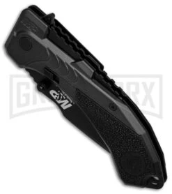 M&P M2.0 084316 Black Spring Assisted Knife - Clip Point Black Plain -Kershaw Sale Store M P M2 Clip Point Black Black BHQ 80732 er spine large