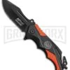M-Tech Ballistic Command Orange Spring Assisted Knife - Black Serr -Kershaw Sale Store M Tech Ballistic Command SA Orange Black BP 22936 jr large