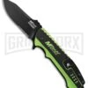 M-Tech Ballistic Dash Green Spring Assisted Knife - Black Serr -Kershaw Sale Store M Tech Ballistic Dash SA Green Black Serr BP 23520 jr large
