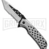 M-Tech Ballistic Dodge Gray Spring Assisted Knife - Satin Serr 2 M-Tech Ballistic Dodge Gray Spring Assisted Knife - Satin Serr -Kershaw Sale Store M Tech Ballistic Dodge SA Gray Satin BP 23006 jr large