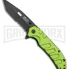 M-Tech Ballistic Protector Green Spring Assisted Knife - Black Serr 4 M-Tech Ballistic Protector Green Spring Assisted Knife - Black Serr -Kershaw Sale Store M Tech Ballistic Protector SA Green Black BP 23482 jr large