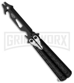 M-Tech Multifly Balisong Trainer Multi-Tool Butterfly Knife - Black