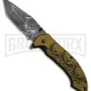 M-Tech Quadruple Skull OD Green Spring Assisted Knife - Black Stonewash Serr 2 M-Tech Quadruple Skull OD Green Spring Assisted Knife - Black Stonewash Serr -Kershaw Sale Store M Tech Quadruple Skull SA OD Green Black SW BP 23574 jr large