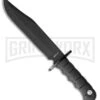 M-Tech Shar-Pei Bowie Black Fixed Blade Knife - Black Plain 8 M-Tech Shar-Pei Bowie Black Fixed Blade Knife - Black Plain -Kershaw Sale Store M Tech Shar Pei Bowie Black Black BP 23246 jr large