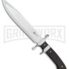 M-Tech Silver Fox Bowie Black Pakkawood Fixed Blade Knife - Satin Plain 2 M-Tech Silver Fox Bowie Black Pakkawood Fixed Blade Knife - Satin Plain -Kershaw Sale Store M Tech Silver Fox Bowie Black Pakkawood BP 23252 jr large