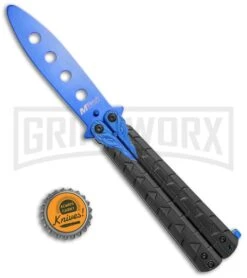 M-Tech Snake Eye Balisong Butterfly Trainer - Black / Blue -Kershaw Sale Store M Tech Snake Eye Balisong Butterfly Trainer Black Blue BUTT PK 1157BL GX 36724 jr bottlecap large