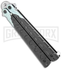 M-Tech Snake Eye Balisong Butterfly Trainer - Black / Satin -Kershaw Sale Store M Tech Snake Eye Balisong Butterfly Trainer Black Satin BUTT PK 1157S GX 36722 jr side large