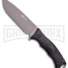 M-Tech Steel Horse Black Fixed Blade Knife - Gray Plain 3 M-Tech Steel Horse Black Fixed Blade Knife - Gray Plain -Kershaw Sale Store M Tech Steel Horse black gray BHQ 57675 er large