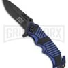 M-Tech Xtreme Ballistic Radical Blue Spring Assisted Knife - Black Plain 2 M-Tech Xtreme Ballistic Radical Blue Spring Assisted Knife - Black Plain -Kershaw Sale Store M Tech Xtreme Ballistic Radical SA Blue Black BP 23184 jr large