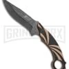 M-Tech Xtreme Stroke Tan Fixed Blade Knife - Black Stonewash Plain -Kershaw Sale Store M Tech Xtreme Stroke Tan Black SW BP 23110 jr large