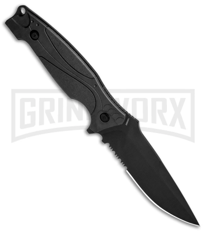 M&P M2.0 1085880 Black Fixed Blade Knife - Black Serr 2 M&P M2.0 1085880 Black Fixed Blade Knife - Black Serr - Image 2