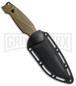 M&P M2.0 1085882 Brown Fixed Blade Knife - Black Serr -Kershaw Sale Store MP M2.0 Fixed Brown Black Serr 1085882 BHQ 82373 jr sheath large