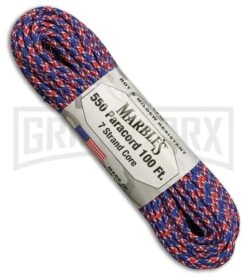 Union Jack Nylon Braided 550 Cord Paracord (100')