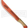 Marble's Wild Leopard 20.25" Orange Wood Machete - Orange Plain 5 Marble's Wild Leopard 20.25" Orange Wood Machete - Orange Plain -Kershaw Sale Store Marbles Wild Leopard Orange Wood Machete Orange plain BHQ 57205 er large