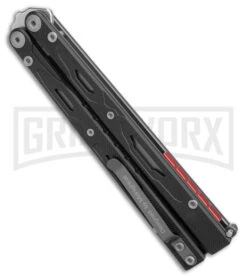 Maxace Unicorn Black G-10 Balisong Butterfly Knife - Spear Point Satin Plain 8 Maxace Unicorn Black G-10 Balisong Butterfly Knife - Spear Point Satin Plain -Kershaw Sale Store Maxace Unicorn Balisong Butterfly Black G10 Satin SP GX 40485 jr side large