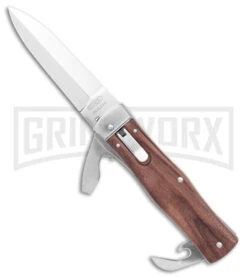 Mikov 241 Predator Wood Multi-Tool Automatic Knife Polish