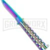 Monarch Rainbow Spectrum Balisong Butterfly Knife - Spectrum Plain -Kershaw Sale Store Monarch Rainbow Spectrum Balisong Butterfly Spectrum GX 10961 jr large