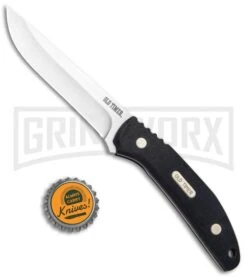 Old Timer 993 G-10 Fixed Blade Knife - Satin Plain -Kershaw Sale Store Old Timer 993 Black G 10 Satin 1100032 BHQ 93622 jr bottlecap large