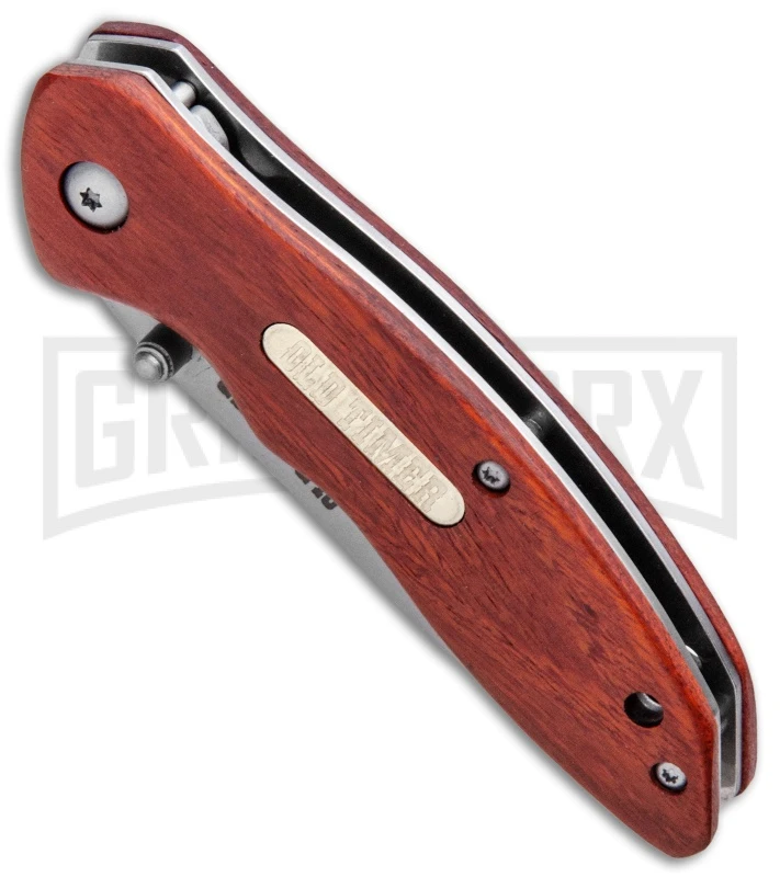 Old Timer 1100030 Rosewood Spring Assisted Knife - Bead Blast Plain 2 Old Timer 1100030 Rosewood Spring Assisted Knife - Bead Blast Plain - Image 2