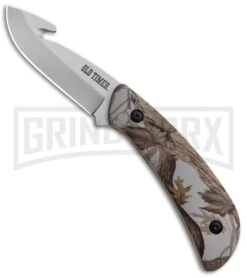 Schrade Old Timer Snowblind Camo 2-Piece Fixed Blade Hunting Knife Set -Kershaw Sale Store Old Timer Snowblind Camo 2 Piece Set 1085928 BHQ 87011 jr knife 2 large