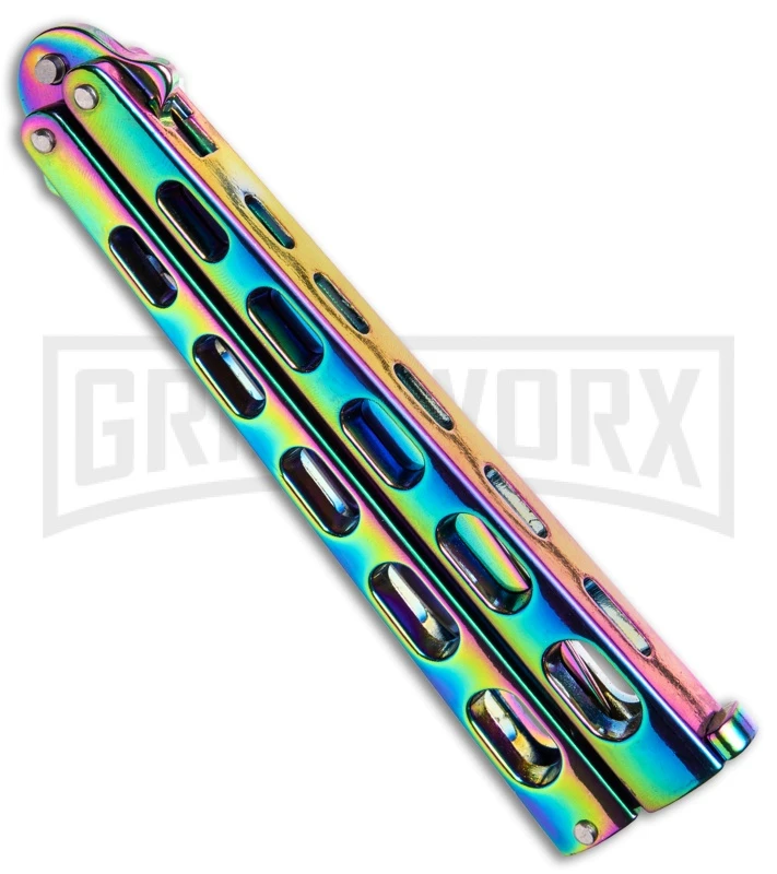 Monarch Integral Black Balisong Butterfly Knife - Spectrum Plain 2 Monarch Integral Black Balisong Butterfly Knife - Spectrum Plain - Image 2