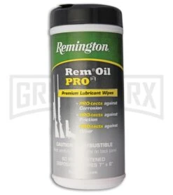 Remington Rem Oil Pro3 Premium Lubricant Wipes (60 Count)