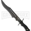 Renegade Tactical Steel Strike Force Ops Black Rubber Fixed Blade Knife - Black 4 Renegade Tactical Steel Strike Force Ops Black Rubber Fixed Blade Knife - Black -Kershaw Sale Store Renegade Tactical Steel Strike Force Ops Black Rubber black BHQ 61541 er large