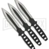 Rite Edge Black Streak Thrower Fixed Blade Knife Set - Two-Tone Plain -Kershaw Sale Store Rite Edge Black Streak Thrower two tone BHQ 43203 er large