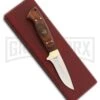 Rite Edge Landowner Brown Wood Fixed Blade Knife - Satin Plain -Kershaw Sale Store Rite Edge Landowner Brown Wood Satin plain BHQ 54285 er 2 large