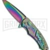 Rite Edge Night Howler Spectrum Spring Assisted Knife - Spectrum Plain -Kershaw Sale Store Rite Edge Night Howler Spectrum Spectrum BHQ 43549 er large