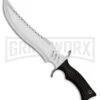 Rite-Edge Skull Guard Black Fixed Blade - Satin Plain -Kershaw Sale Store Rite Edge Skull Guard Trailing Point Satin BP 20367 jr large