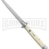 SKM 13" Italian Stiletto Sim Ivory Automatic Knife - Bayonet -Kershaw Sale Store SKM AB 13in italian stiletto sim ivory bayonet BP 22678 er large