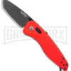 SOG Aegis AT Rescue Red Tanto Spring Assisted Knife - Black Plain -Kershaw Sale Store SOG Aegis AT Spring Assisted Tanto Knife Rescue Red indigo GRN 3in Black BHQ 140881 td large